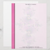 Spectaculaire roze - Fractal Custom Briefhoofd (Voorkant / Achterkant)