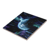 Spectaculaire ruimtevaart Aurora Nebula Tegeltje (Zijkant)