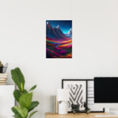 Spectaculaire sereniteit, kleuren in de vallei poster (Thuiskantoor)