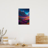 Spectaculaire sereniteit, kleuren in de vallei poster (Keuken)