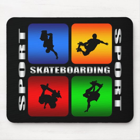 Spectaculaire Skateboarden Muismat (Voorkant)