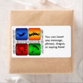 Spectaculaire Skydiving Etiket (Insitu)