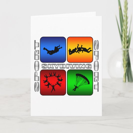 Spectaculaire Skydiving Kaart (Voorkant)