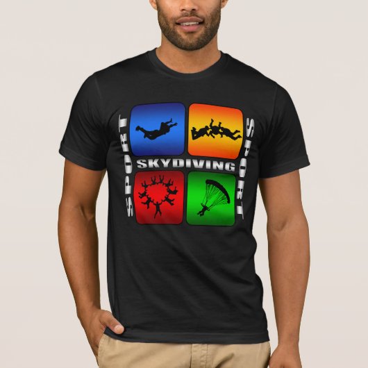 Spectaculaire Skydiving T-shirt (Voorkant)
