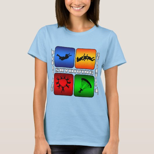 Spectaculaire Skydiving T-shirt (Voorkant)