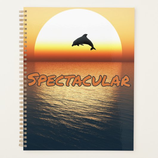 Spectaculaire snoepjesplanner voor dolfijnenkalend planner (Voorkant)