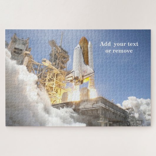 Spectaculaire, Space Shuttle Discovery start op. Legpuzzel (Horizontaal)