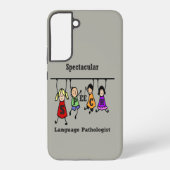 Spectaculaire taal Patholoog Kinderen Samsung Galaxy Hoesje (Achterkant)