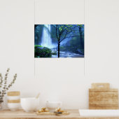 Spectaculaire tropische waterval poster (Keuken)
