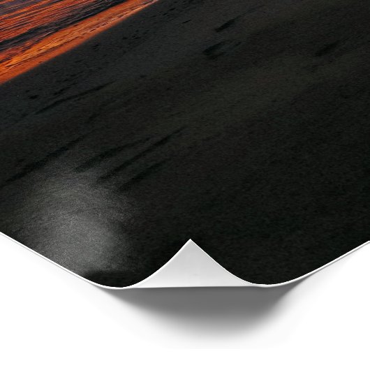 Spectaculaire tropische zonnestralen perfect poster (Hoek)