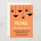 Spectaculaire uitnodiging op de dag van de geboort (Voorkant / Achterkant)