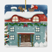 Spectaculaire vakantieverf keramisch ornament (Achterkant)