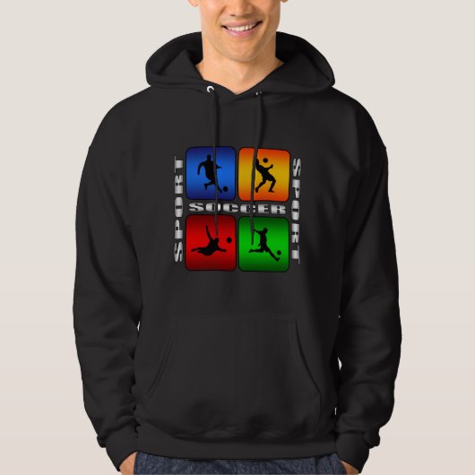 Spectaculaire Voetbal Hoodie (Voorkant)