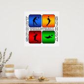 spectaculaire volleybal poster (Keuken)