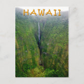 Spectaculaire waterval in Molokai, Hawaii Briefkaart (Voorkant)