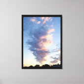 Spectaculaire wolken New Jersey Herfst Sunset Canvas Afdruk (Voorkant)