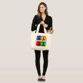 Spectaculaire Yoga Grote Tote Bag (Voorkant (model))