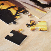 Spectaculaire zon in Joshua Tree National Park Legpuzzel (Zijkant)