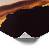 Spectaculaire zon in Joshua Tree National Park Poster (Hoek)