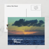 Spectaculaire zon, Lahaina, Maui Hawaii Briefkaart (Voorkant / Achterkant)