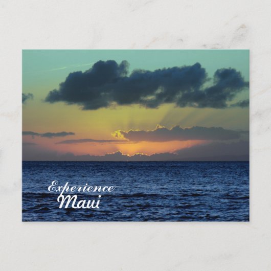 Spectaculaire zon, Lahaina, Maui Hawaii Briefkaart (Voorkant)
