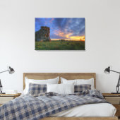 Spectaculaire zonnehemden op Medicine Rocks Canvas Afdruk (Insitu (Slaapkamer))