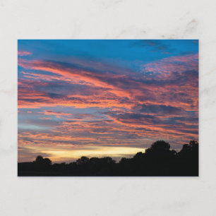 Spectaculaire zonsondergang Kakadu Australië schil Briefkaart