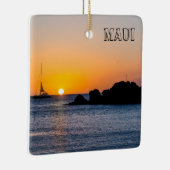 Spectaculaire Zonsondergangen, vierkant, keramisch Keramisch Ornament (Rechts)