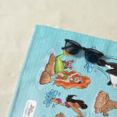 Spectaculaire Zuid-Californië Beach Deken Strandlaken (In situ)