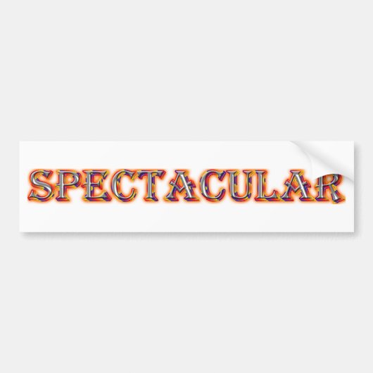 Spectacular Bumpersticker (Voorkant)