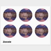 Spectacular Mono Lake In The Shadow Ronde Sticker (Vel)
