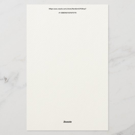 Spectacular Rock Formation, Briefpapier (Achterkant)