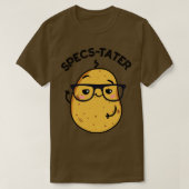 Spectater Funny Potato Spectacle Pun T-shirt (Design voorkant)