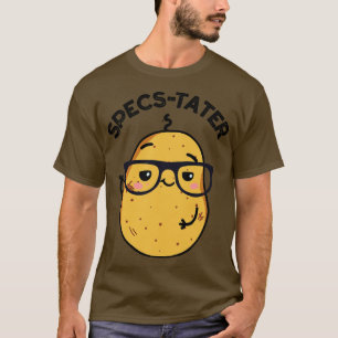 Spectater Funny Potato Spectacle Pun T-shirt