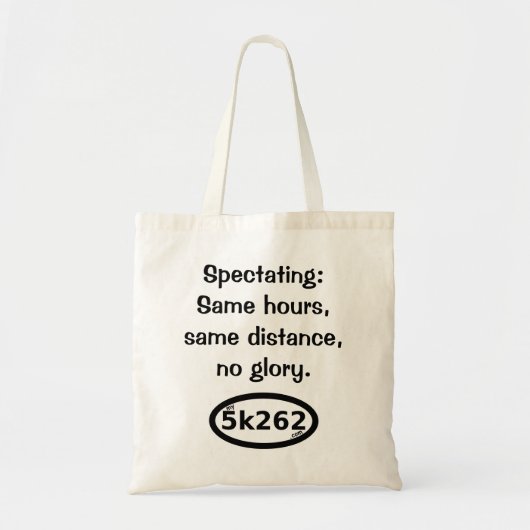 Spectatie. Geen glorie. Tote Bag (Voorkant)