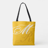 Spectra Geel overal Monogram Tote Bag (Achterkant)