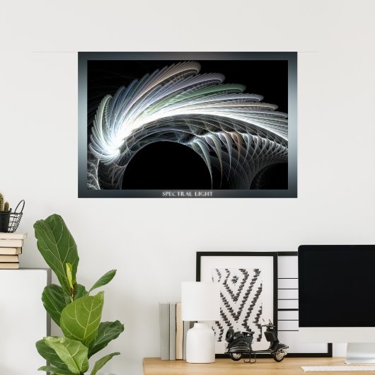 Spectraal licht poster (Thuiskantoor)