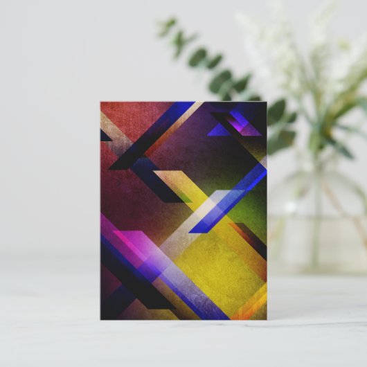 Spectraal ontwerp briefkaart (Staand voorkant)