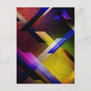 Spectraal ontwerp briefkaart