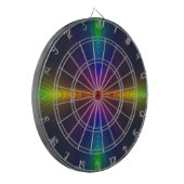 Spectraflux – Veld van Stralende Beweging Dartbord (Voorkant Links)