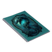 Spectral Coil Cyberpunk Serpent Dark Art Notitieboek (Rechterzijde)