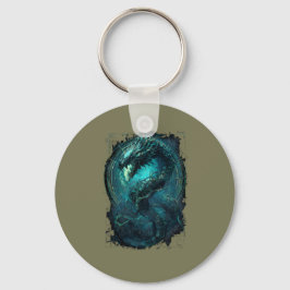 Spectral Coil Cyberpunk Serpent Dark Art Sleutelhanger