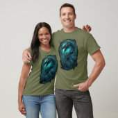 Spectral Coil Cyberpunk Serpent Dark Art T-Shirt (Unisex)