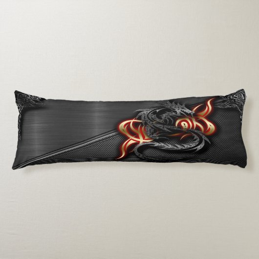 Spectral Dragon Body Pillow ( 20" x 54") Lichaamskussen (Voorkant)
