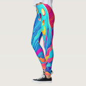 Spectral Ghost Halloween-kunst Leggings (Links)