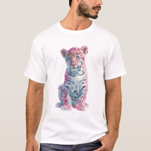 Spectral Luipaardwelp Kunstprint T-shirt