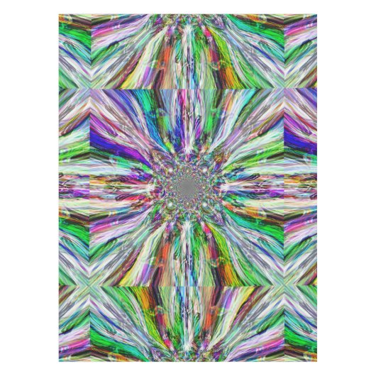 Spectrale diamant 3 tablet tafelkleed (Voorkant)