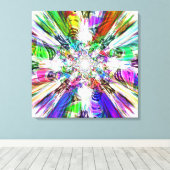 Spectrale diamantcanvas afdrukken (Insitu (Houten vloer))