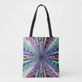 Spectrale diamanttwaalf tote bag (Voorkant)