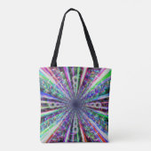 Spectrale diamanttwaalf tote bag (Achterkant)